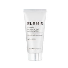 ELEMIS Dynamic Resurfacing Facial Wash travel-size bottle for convenient daily cleansing on the go.