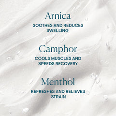 ELEMIS Instant Refreshing Gel massaged into legs after activity for refreshed muscles.