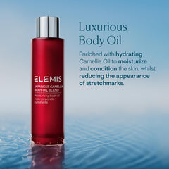 Close-up of the oil shows silky, plant-based nourishment for skin and nails.