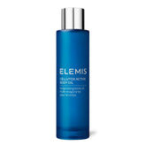Elemis massage oil bottle showing fast-absorbing hydration for the skin.