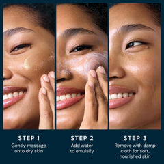 ELEMIS balm texture melts at fingertips for a luxurious cleanse