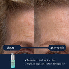 Cap close-up showing precise dispense of Elemis serum