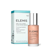 Elemis Pro-Collagen Rose Micro Serum pack shot highlighting premium hydration.