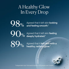 Elemis Superfood oil on hand demonstrating lightweight hydrator texture