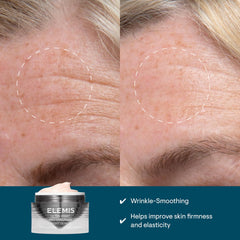 ELEMIS ULTRA SMART Night Genius cream on palm highlights creamy texture and hydration