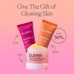 Elemis Way to Glow travel kit box shown for easy travel