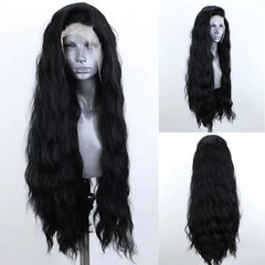 Elesty ELESTY 13x4 lace front wig with water-wave texture for daily styling.