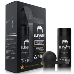Elevate Hair Perfecting Kit keratin fibers bottle for natural-looking volume
