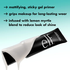 e.l.f. Power Grip Matte Primer translucent finish suits all skin types and tones
