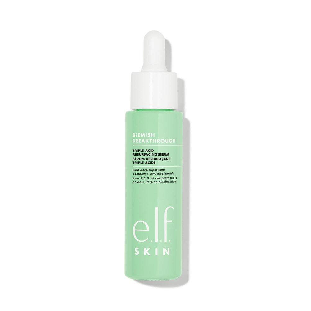 e.l.f. SKIN Blemish Breakthrough bottle with dropper for overnight clarity