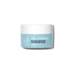 e.l.f. SKIN Mini Holy Hydration cleansing balm in a jar melts makeup for a gentle, effective cleanse.