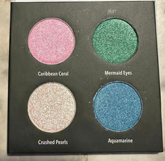 Elina Organics Mermaid Eyeshadow Palette creamy texture enables crease-free, smooth application