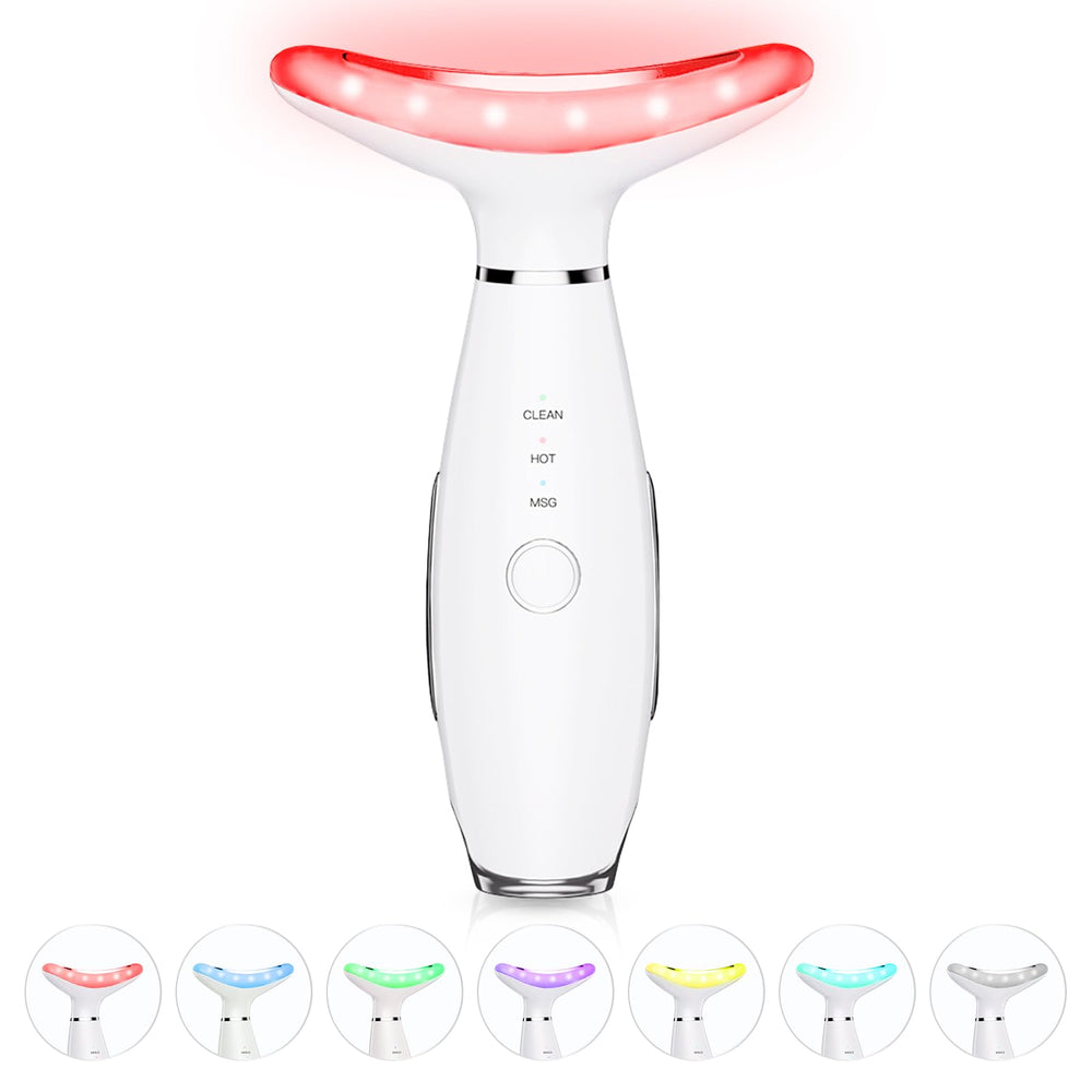 Elishine 7 Color Neck Face Massager front view for at-home skincare routine