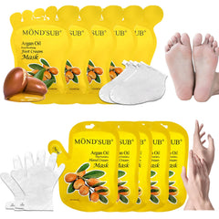 Elitzia foot mask socks with argan oil provide deep hydration for dry feet