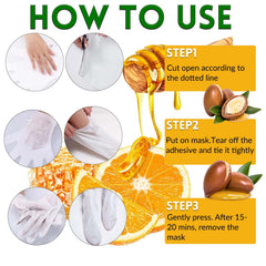 Elitzia cooling spa experience with argan mask socks promotes refreshment