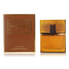 Elizabeth and James Nirvana Bourbon bottle front highlights warm vanilla and woody notes for evening wear.