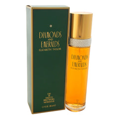Elizabeth Taylor Diamonds Emeralds EDT bottle front view for elegant evenings