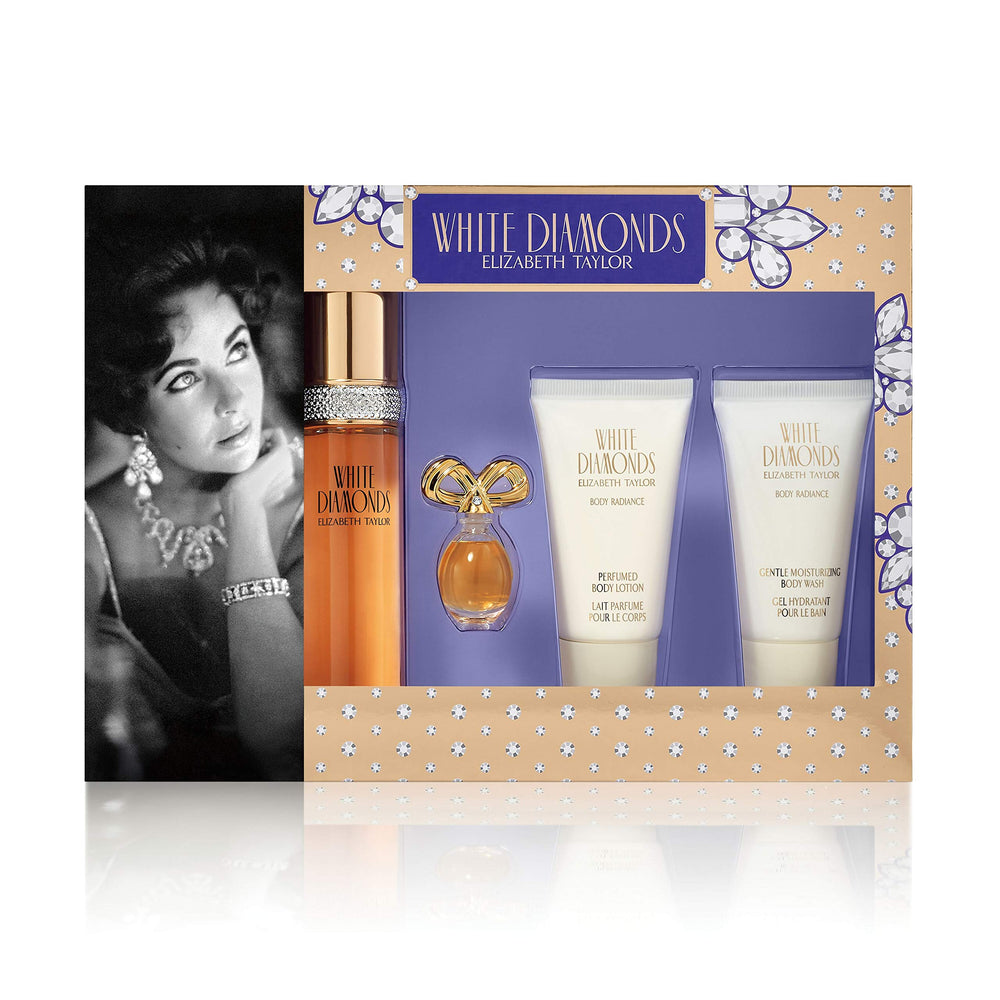 Elizabeth Taylor White Diamonds gift-set bottle for daytime wear and everyday elegance