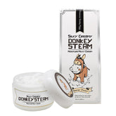 Elizavecca Donkey Steam Milky Cream packaging shows premium design for all skin types.