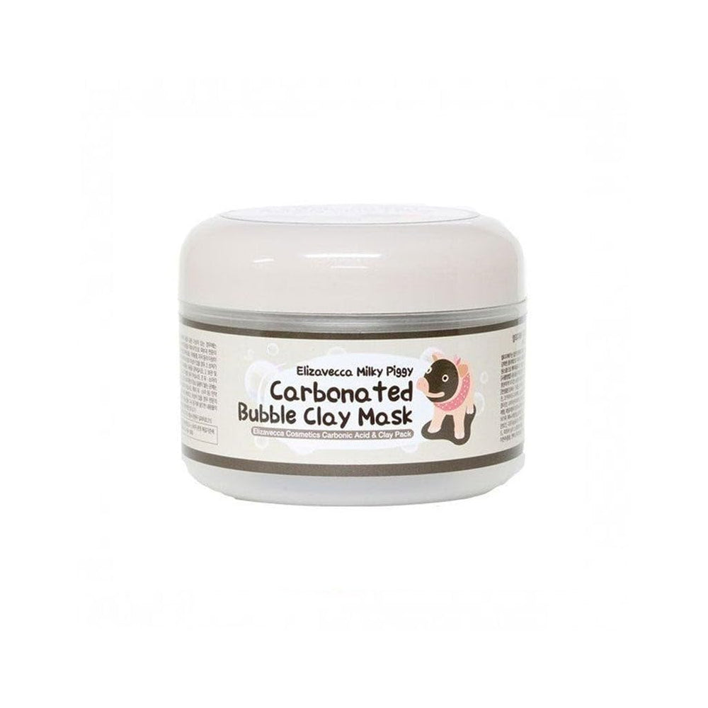 Elizavecca Milky Piggy carbonated bubble clay mask pack shot for pore cleansing.