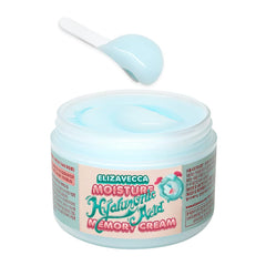 Elizavecca cream swirl on skin demonstrates quick absorption and moisture