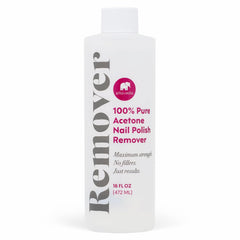 Ella+Mila 100% acetone bottle pour for fast at-home polish removal.