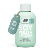 ella-mila soy nail polish remover unscented bottle for gentle natural nail care