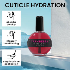 Ellie Chase jojoba oil deeply penetrates to nourish cuticles and nails
