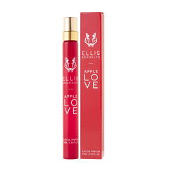 Ellis Brooklyn Apple Love bottle front shows its amber gourmand silhouette