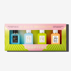 Ellis Brooklyn Chapters Myth bottle—long-lasting daily fragrance.