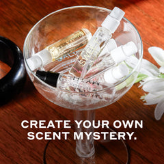 Ellis Brooklyn Myth bottle, a bold, balanced fragrance for confident evenings.