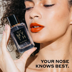 Ellis Brooklyn MYTH bergamot and cassis top notes create a bright opening
