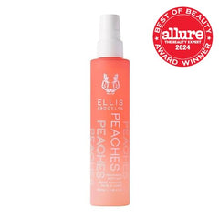 Ellis Brooklyn PEACHES spray pump in action for quick refresh.