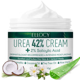 Ellocy Urea 40% foot cream tube front view for smoother feet