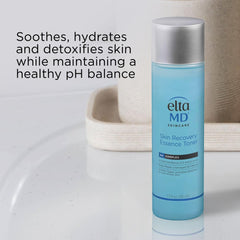 EltaMD Skin Recovery Essence Toner with Malachite extracts for barrier support.