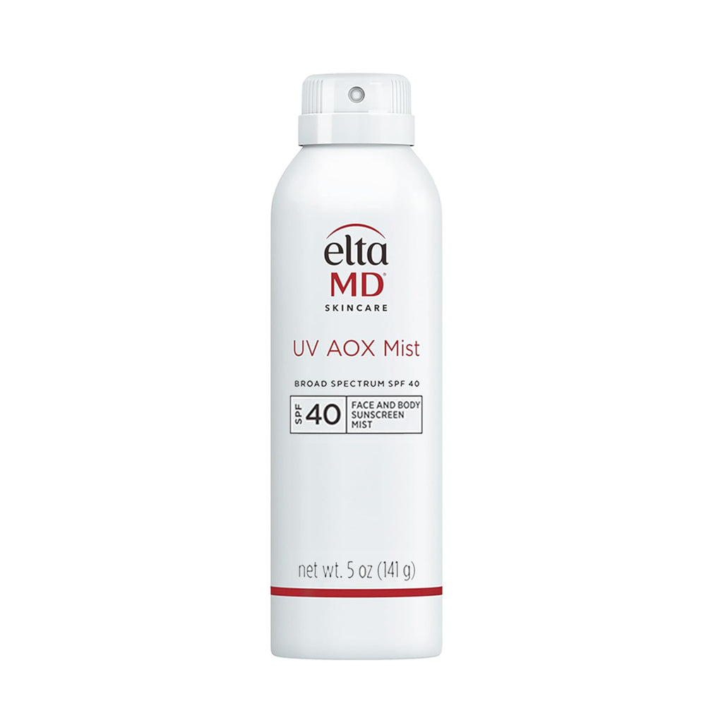 EltaMD UV AOX Mist bottle pour for quick, even skin coverage.