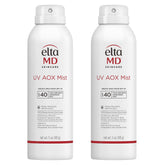 EltaMD UV AOX Mist face bottle for quick daily sun protection.