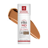 EltaMD UV Daily Deep Tint SPF 40 provides even coverage with a no-white-cast finish.