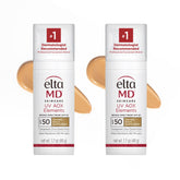 EltaMD UV Elements tinted moisturizer bottle closeup with mineral sunscreen protection for sensitive skin