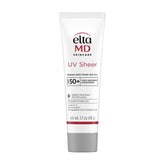 EltaMD UV Sheer SPF 50+ face sunscreen with no white cast for a natural look.