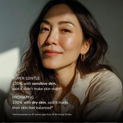 Emani Glow Biome NAD+ Serum Foundation texture close-up reveals silky, serum-like finish.