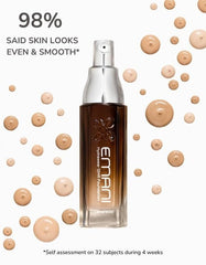 Emani HydraWear buildable coverage swatch showing natural finish