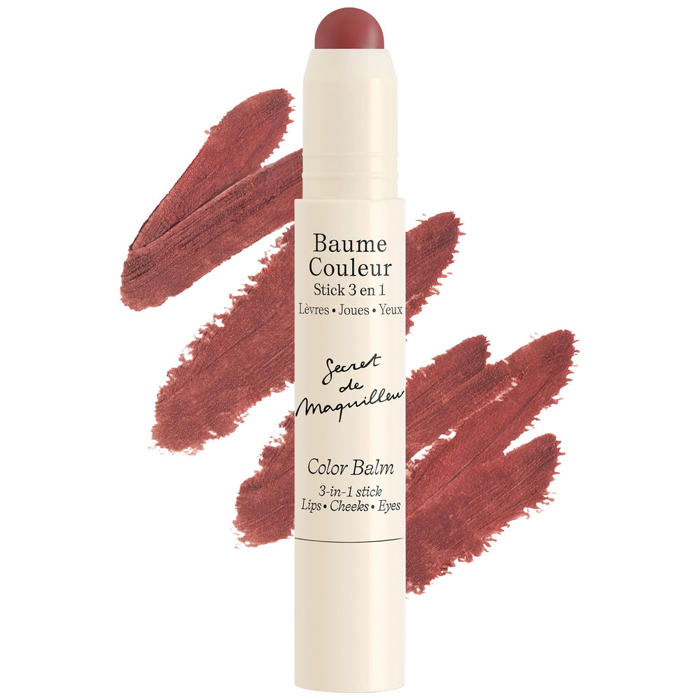 Embryolisse Color Balm Mocha on lips with soft, hydrating color