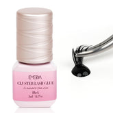 EMEDA Sensitive Open Eyes Glue bottle cap illustrating a safer lash adhesive for open-eye use.