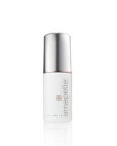 Emepelle Eye Cream jar close-up showing creamy texture for brightening around the eyes.