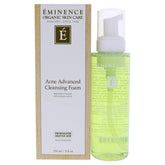Eminence Acne Advanced Cleansing Foam bottle front view showing lightweight cleansing action