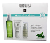 Eminence Acne Advanced Cleansing Foam cleanses with gentle exfoliation for clearer pores.