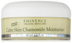 Eminence Calm Skin Moisturizer bottle cap closeup for hydrating, soothing skin.