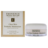 Eminence Clear Skin Probiotic Moisturizer bottle showing balanced hydration for acne-prone skin