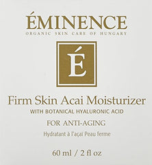 Close-up of Eminence Firm Skin Acai Moisturizer texture for hydrated skin